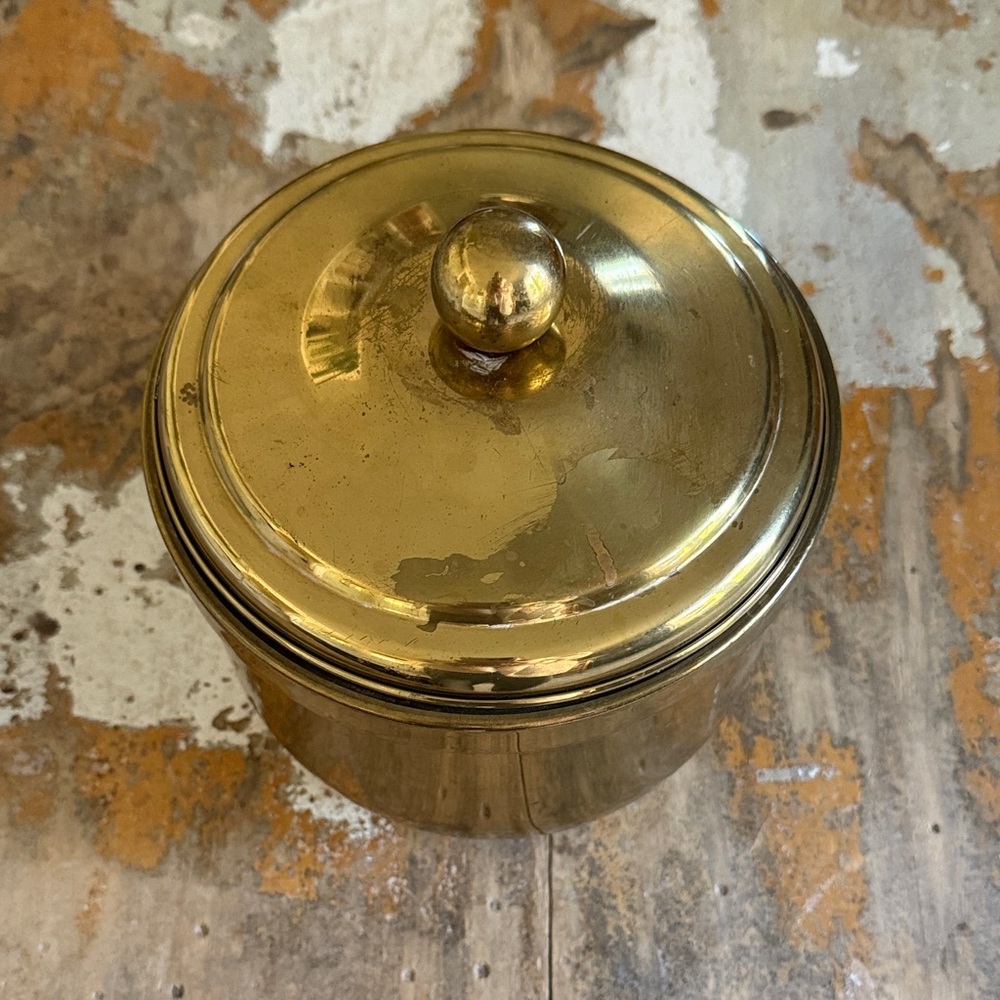 Vintage Brass Ice Bucket